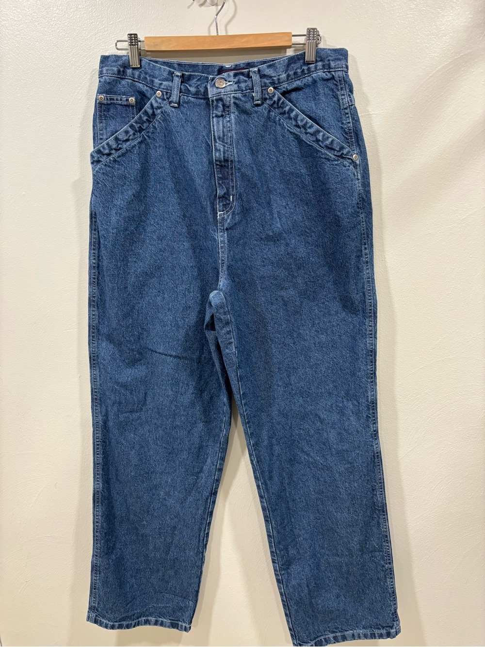 VTG 90's JG Hook Women's High Waisted Blue Denim Jeans Relaxed Fit Size 16